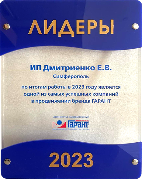 Лидеры 2023 года в продвижении бренда ГАРАНТ